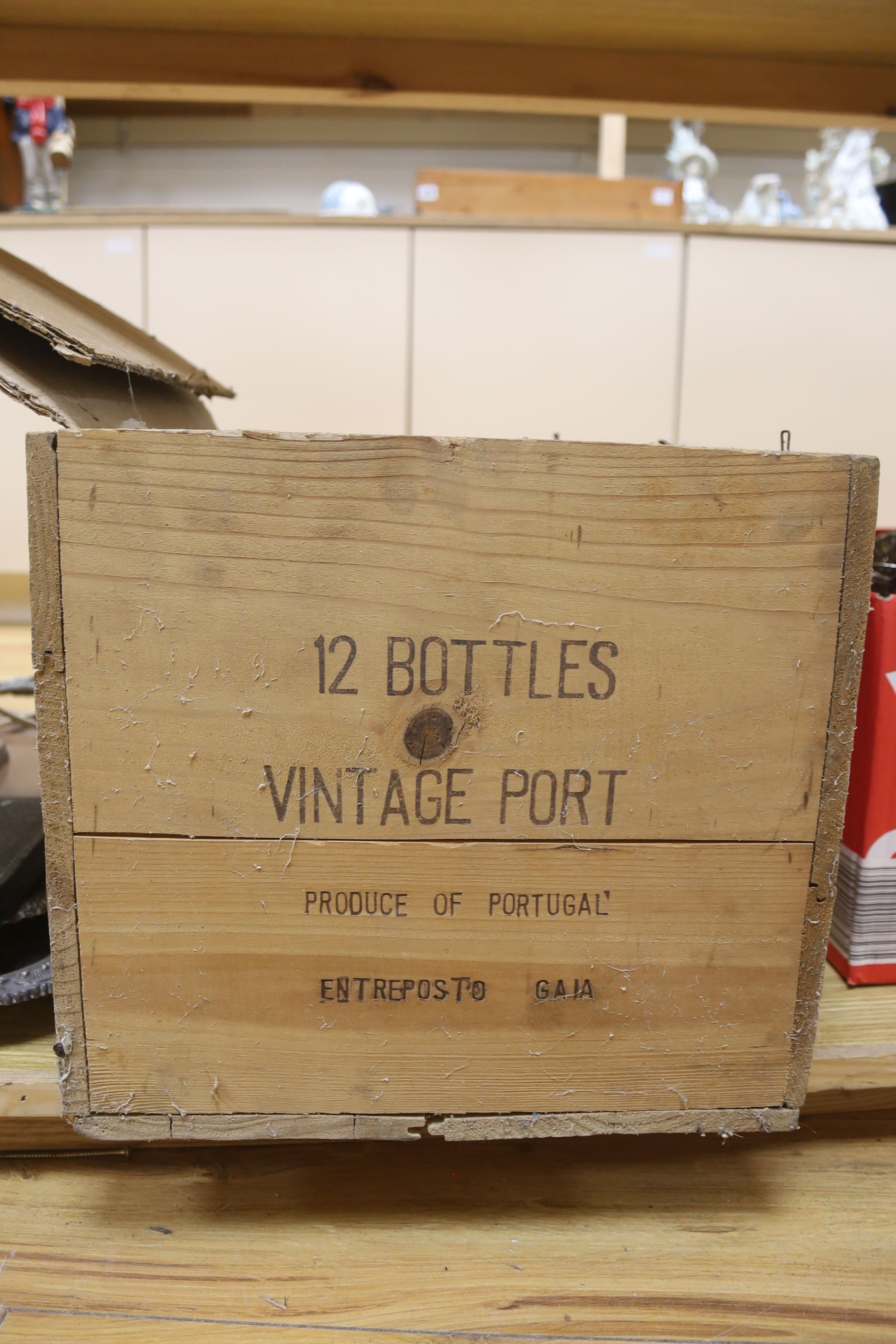 Eight bottles of Warres 1977 Vintage Port.